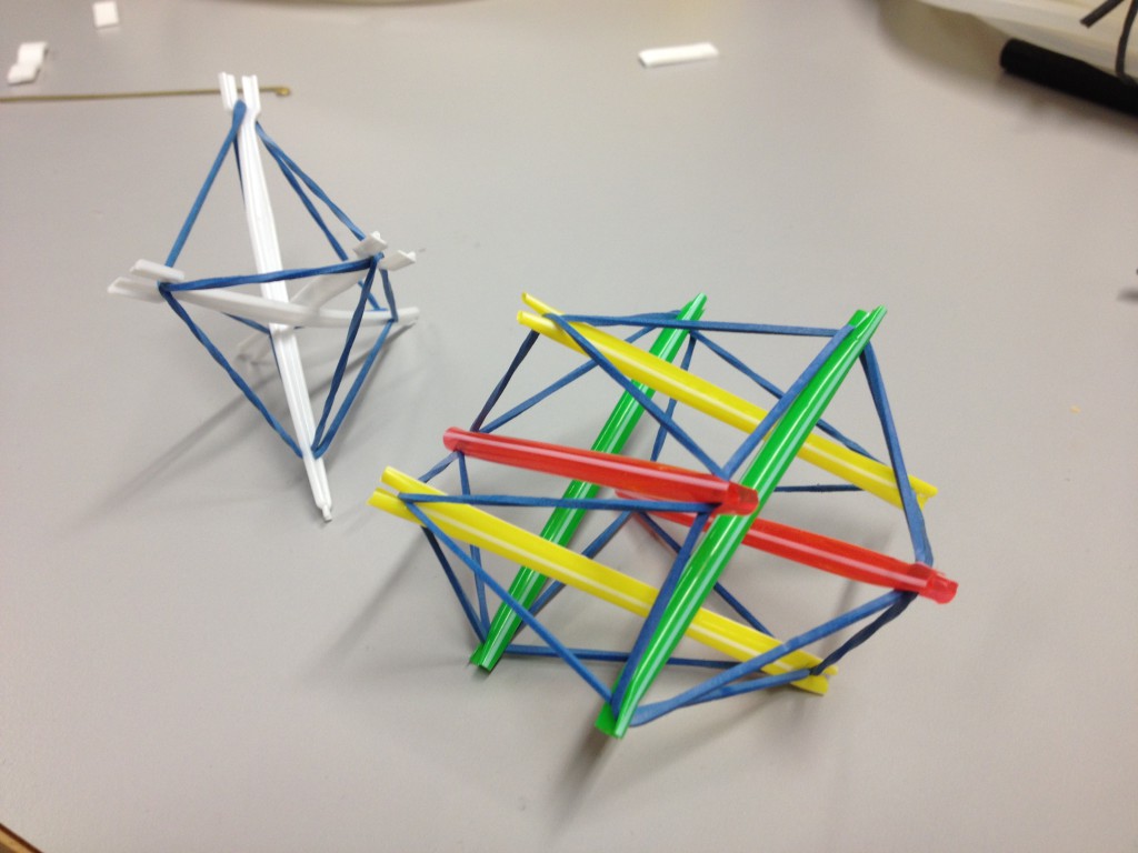 3- and 6-strut Tensegrity